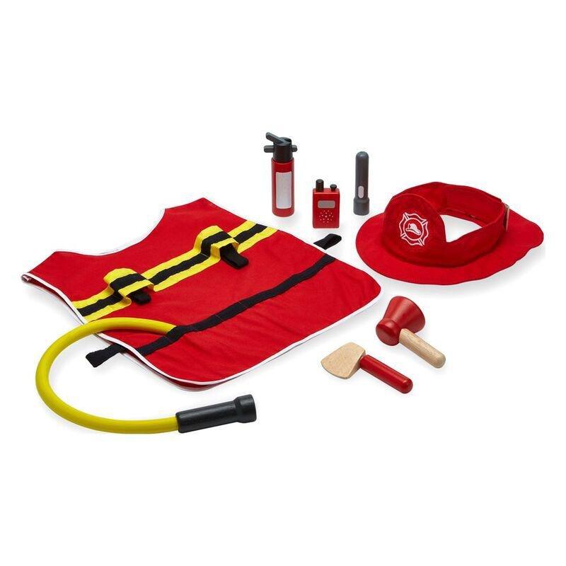 Plan Toys Fire Fighter Wooden Play Set, , large image number 0