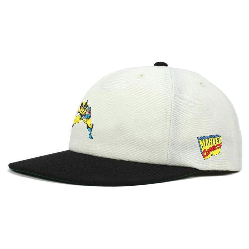 HUF Marvel X-Men Wolverine Snapback Hat - White (One Size), , large image number 2
