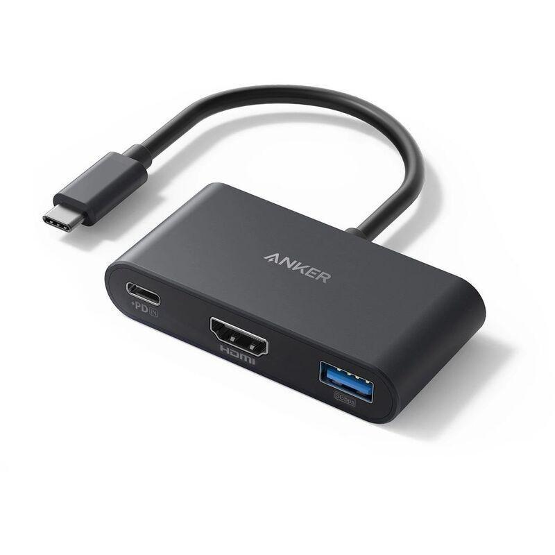 Anker Power Expand 3-in-1 USB-C Hub (HDMI/PD/USB-A) - Gray, , large image number 0