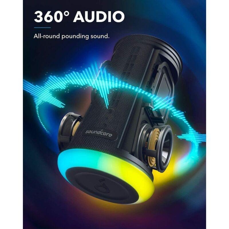 Anker Soundcore Flare Mini Portable Bluetooth Speaker - Black, , large image number 3