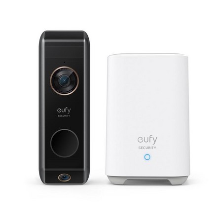 EUFY SECURITY - Anker Eufy Security Video Doorbell Battery Pro - Black (2 Pack)