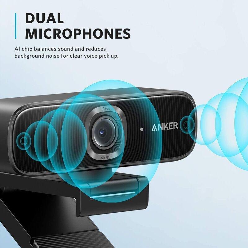 Anker Powerconf 300 Full HD Video Conferencing Webcam - Black, , large image number 1
