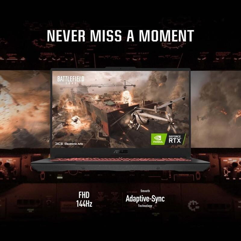ASUS TUF Gaming A17 FA707RM-HX027W Gaming Laptop/AMD Ryzen R7-6800H/16GB RAM/1TB SSD/NVIDIA GeForce RTX 3060 6GB/17.3 Inch FHD (1920x1080) 144Hz/Wi..., , large image number 2