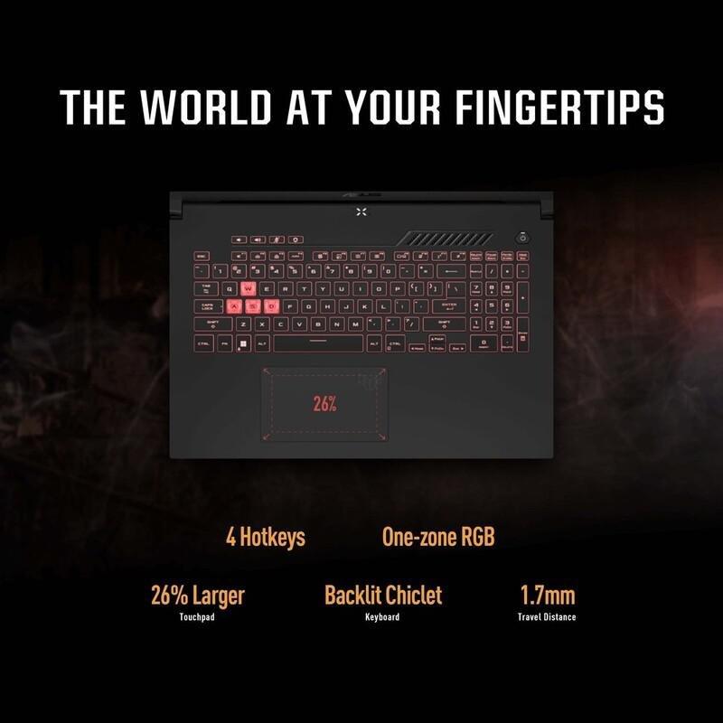 ASUS TUF Gaming A17 FA707RM-HX027W Gaming Laptop/AMD Ryzen R7-6800H/16GB RAM/1TB SSD/NVIDIA GeForce RTX 3060 6GB/17.3 Inch FHD (1920x1080) 144Hz/Wi..., , large image number 10
