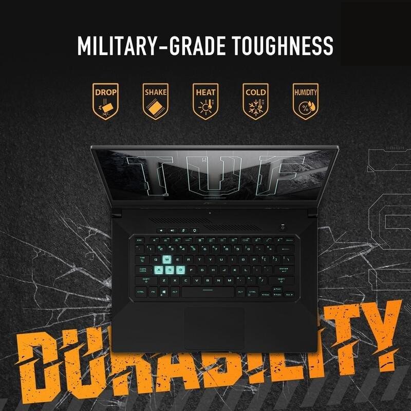 ASUS TUF Dash F15 FX516PC-HN558W Gaming Laptop/Intel Core i5-11300H/8GB RAM/512GB SSD/NVIDIA GeForce RTX 3050 4GB/15.6 Inch FHD (1920x1080) 144Hz/W..., , large image number 1