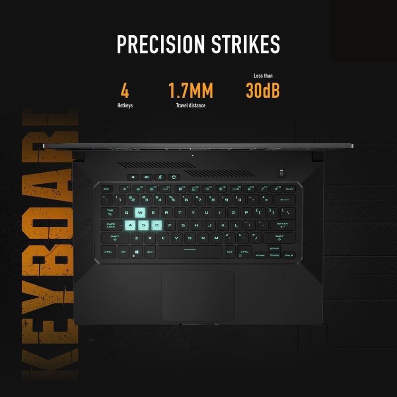 ASUS TUF Dash F15 FX516PC-HN558W Gaming Laptop/Intel Core i5-11300H/8GB RAM/512GB SSD/NVIDIA GeForce RTX 3050 4GB/15.6 Inch FHD (1920x1080) 144Hz/W..., , large image number 5