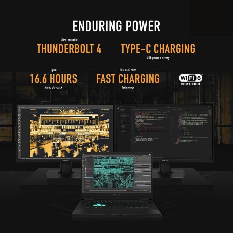 ASUS TUF Dash F15 FX516PC-HN558W Gaming Laptop/Intel Core i5-11300H/8GB RAM/512GB SSD/NVIDIA GeForce RTX 3050 4GB/15.6 Inch FHD (1920x1080) 144Hz/W..., , large image number 6