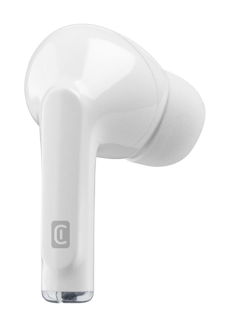 Cellularline Flick True Wireless Earphones - White, , large image number 2