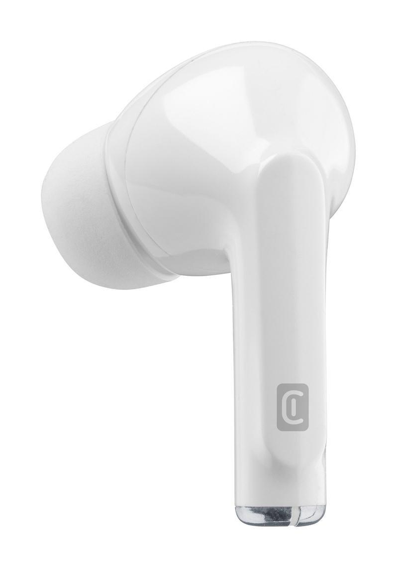 Cellularline Flick True Wireless Earphones - White, , large image number 3