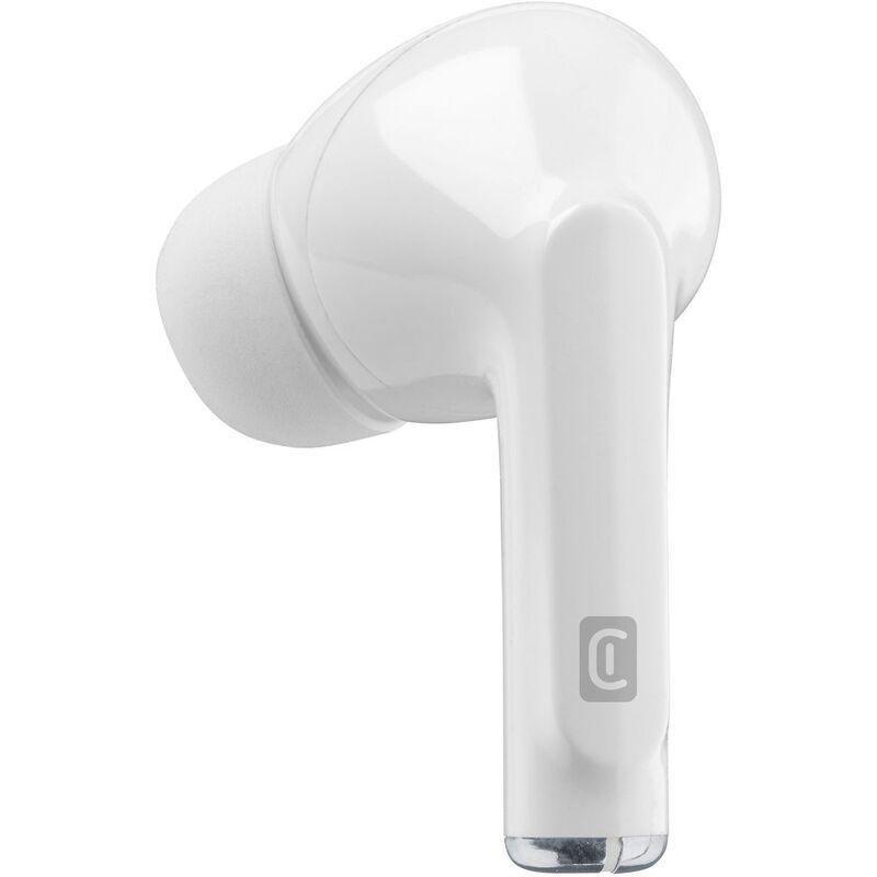 Cellularline Flick True Wireless Earphones - White, , large image number 5