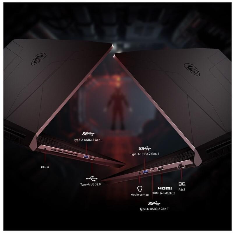MSI Pulse GL66 12UGK Gaming Laptop intel core i7-12700H/32GB/1TB SSD/NVIDIA GeForce RTX 3070 Max-Q 8GB/15.6-inch FHD/240Hz/Windows 11 Home - Titani..., , large image number 3