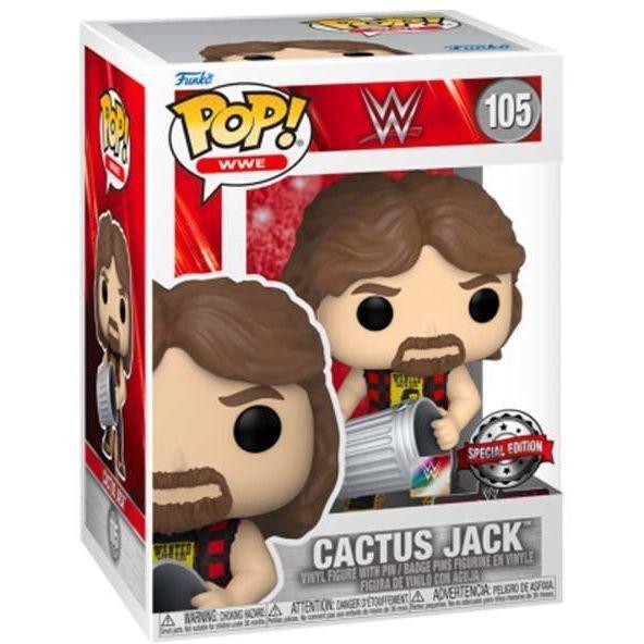 Funko Pop & Pin WWE Cactus Jack with Trash Can Vinyl Figure, , large image number 1