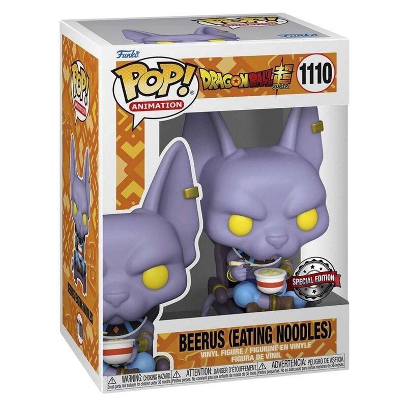 Funko Pop Animation Dbs Beerus Eating Noodles Vinyl Figure, , large image number 1