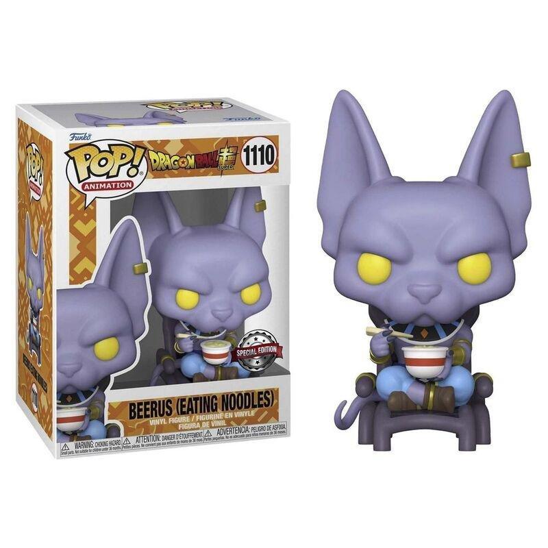 Funko Pop Animation Dbs Beerus Eating Noodles Vinyl Figure, , large image number 2