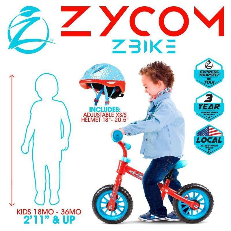 Zycom Light-Up Zbike & Helmet Red/Blue Combo, , large image number 6