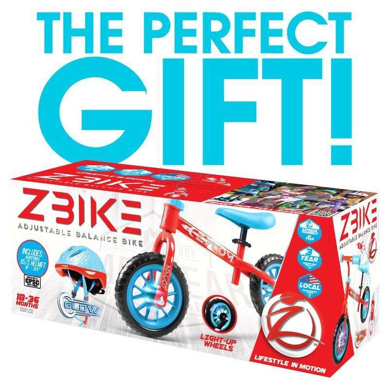 Zycom Light-Up Zbike & Helmet Red/Blue Combo, , large image number 7