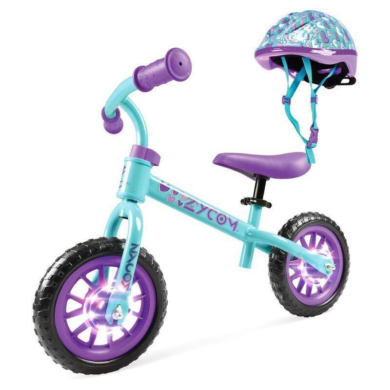 Zycom Light-Up Zbike & Helmet Teal/Purple Combo, , large image number 0