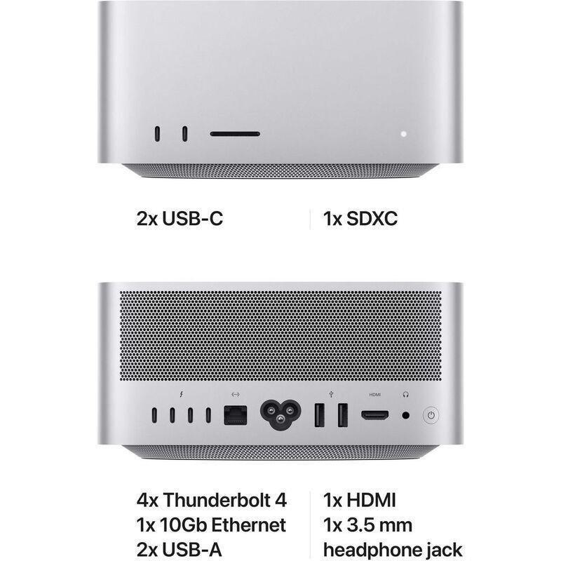 Apple Mac Studio Desktop M1 Ultra Chip with 20-Core CPU and 48-Core GPU/1TB SSD, , large image number 4