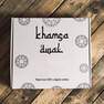 KHAMSA - Khamsa Max Plus Oranic Cotton Prayer Mat with Foam Insert for Adults (65 x 110 cm) - Grey