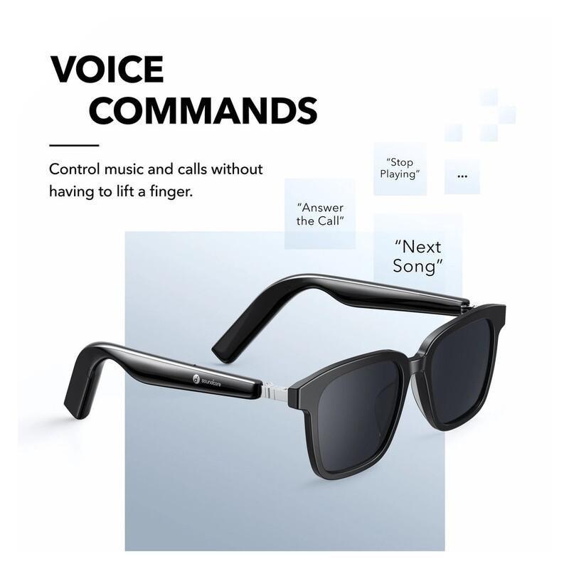 Soundcore Frames Landmark Audio Glasses - Black, , large image number 1