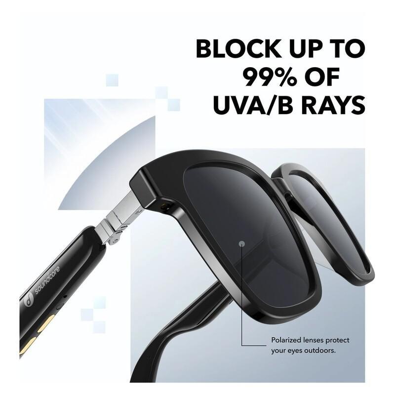 Soundcore Frames Landmark Audio Glasses - Black, , large image number 5