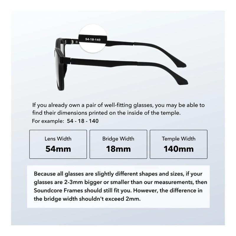 Soundcore Frames Landmark Audio Glasses - Black, , large image number 7