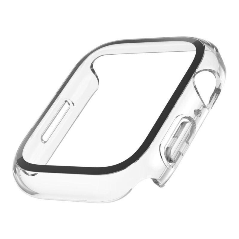 BELKIN - Belkin SCREENFORCE TemperedCurve 2-in-1 Treated Screen Protector + Bumper for Apple Watch Series 7 45mm