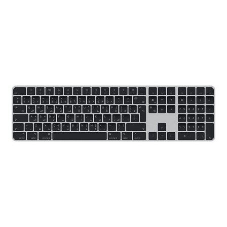 APPLE - Apple Magic Keyboard with Touch Id and Numeric Keypad Black Keys for Mac Models with Apple Silicon (Arabic)