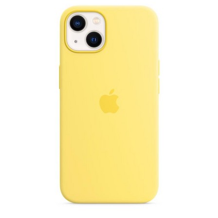 APPLE - Apple Silicone Case with MagSafe Lemon Zest for iPhone 13