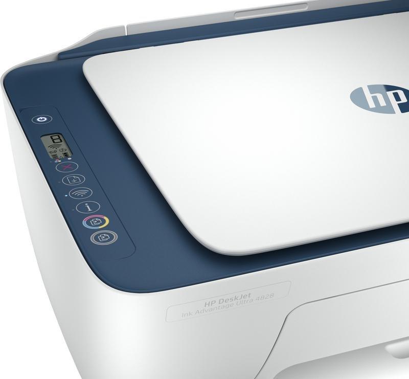 HP Deskjet Ink Advantage Ultra 4828 All-in-One Printer - White, , large image number 2