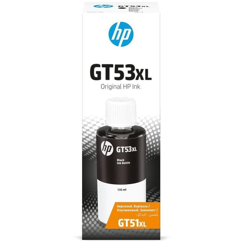 HP GT53 135ml Black Original Ink Bottle, , large image number 0