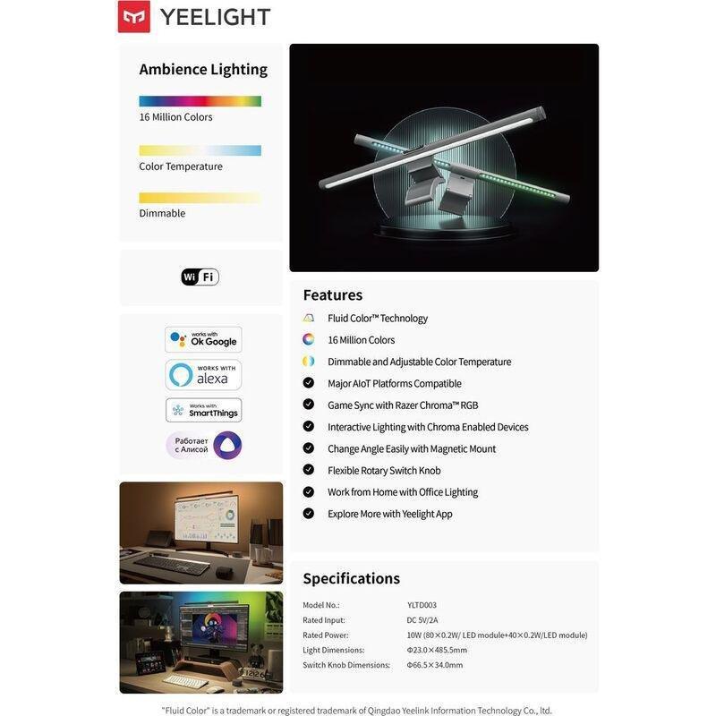 Xiaomi Yeelight LED Screen Light-Bar Pro With USB Cable Only, , large image number 4