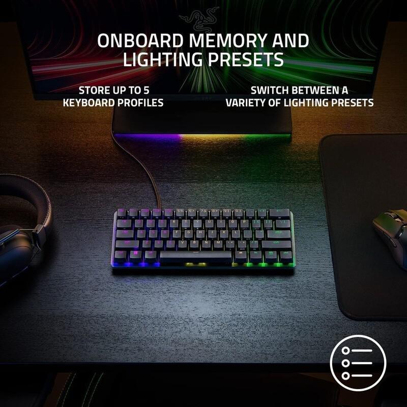 Razer Huntsman Mini Analog 60 Gaming Keyboard - Analog Optical Switch - Black (US), , large image number 2