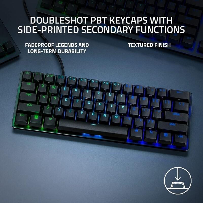 Razer Huntsman Mini Analog 60 Gaming Keyboard - Analog Optical Switch - Black (US), , large image number 3