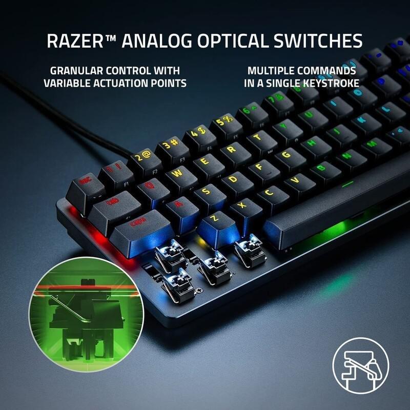 Razer Huntsman Mini Analog 60 Gaming Keyboard - Analog Optical Switch - Black (US), , large image number 4