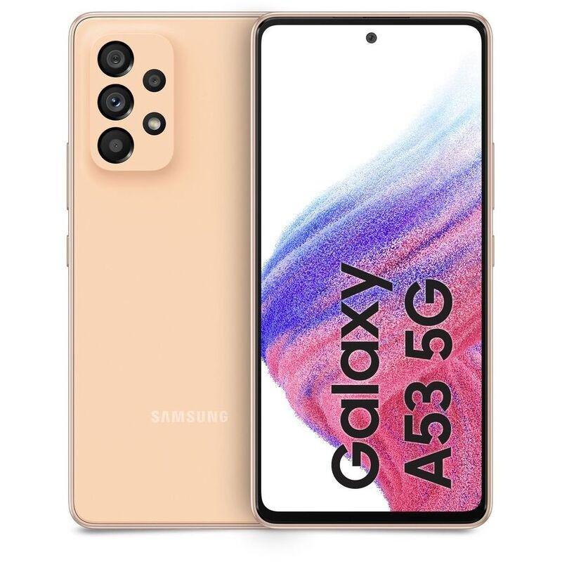 Samsung Galaxy A53 5G Smartphone 128GB/6GB/Hybrid SIM - Awesome Peach, , large image number 0
