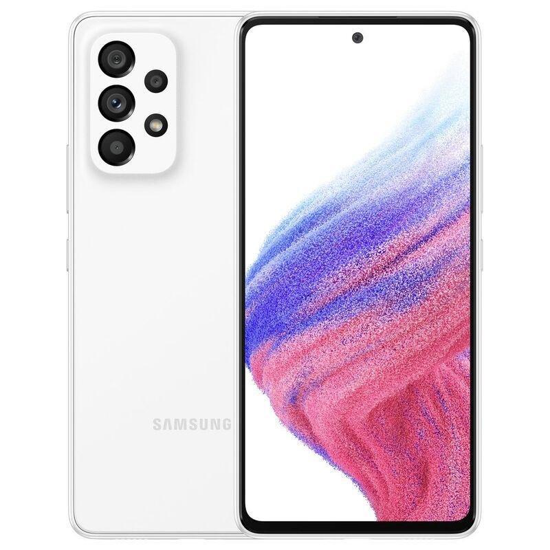 Samsung Galaxy A53 5G Smartphone 128GB/6GB/Hybrid SIM - Awesome White, , large image number 0