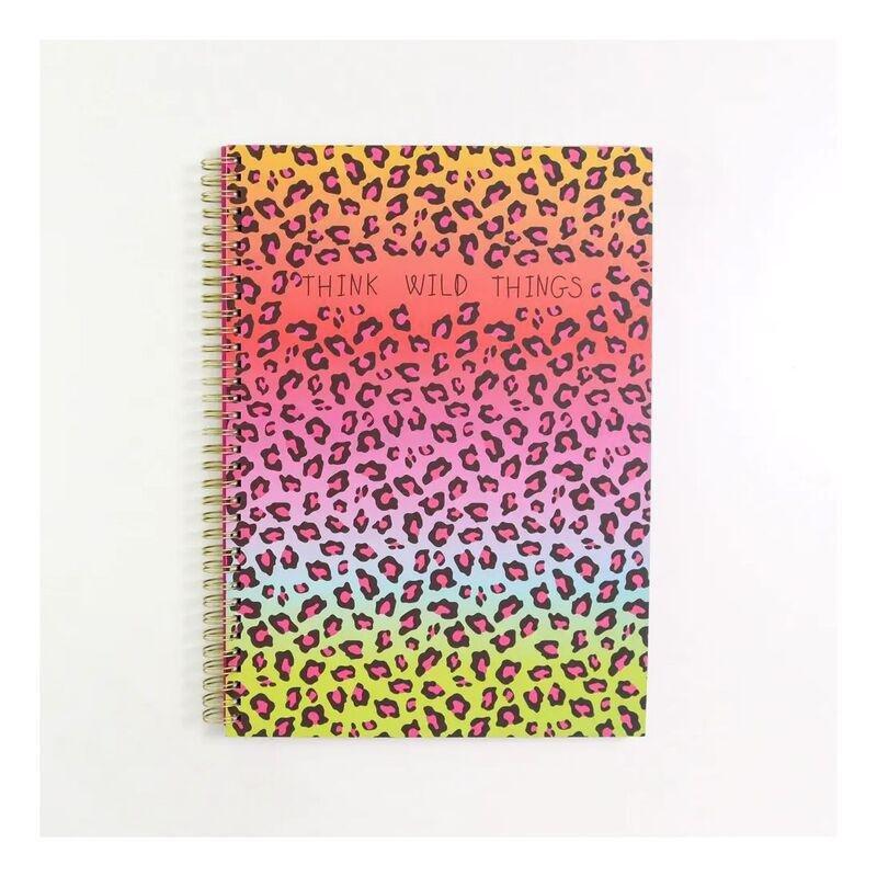 Belly Button Leopard A4 Spiral Bound Lined Notebook (100 Pages), , large image number 0