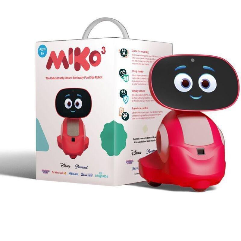 Miko 3 Interactive Learning AI Robot for Ages 5-10 - Red, , large image number 3
