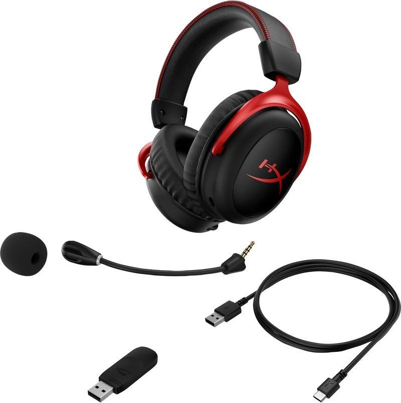 Hyperx Cloud II Wireless Red Gaming Headset (4P5K4AA), , large image number 1