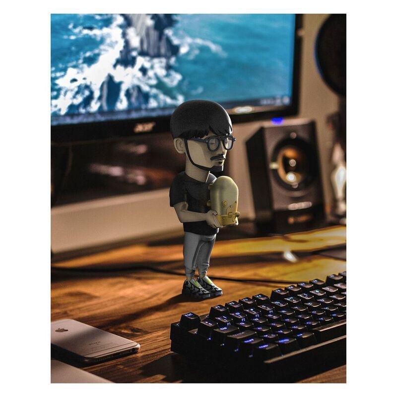 Mighty Jaxx Game Designer By Danil Yad Collectible 8-Inch Statue, , large image number 4