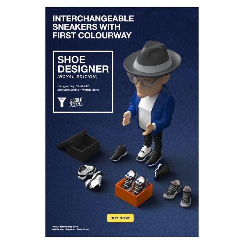 Mighty Jaxx Shoe Designer Royal Edition By Danil Yad Collectible 8-Inch Statue, , large image number 3