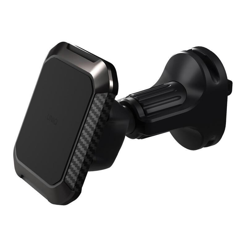 UNIQ Mondo Magnetic Windshield And Air Vent Mount - Gunmetal/Black, , large image number 0