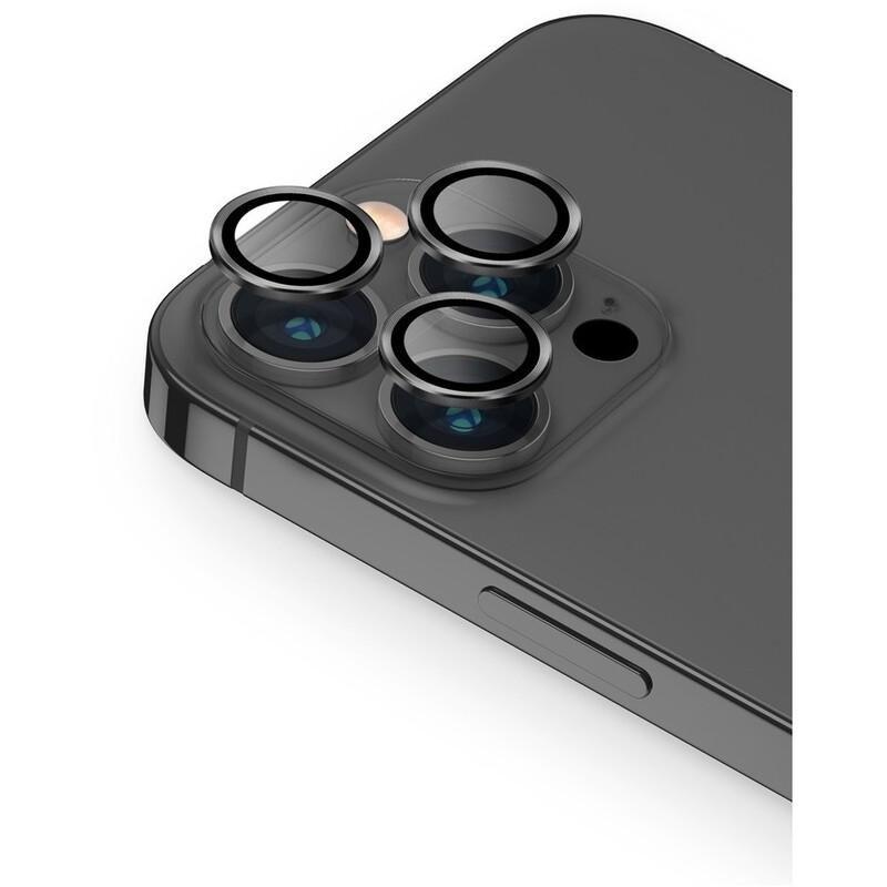 UNIQ Optix iPhone 13 Pro/13 Pro Max Camera Lens Protector - Graphite, , large image number 0
