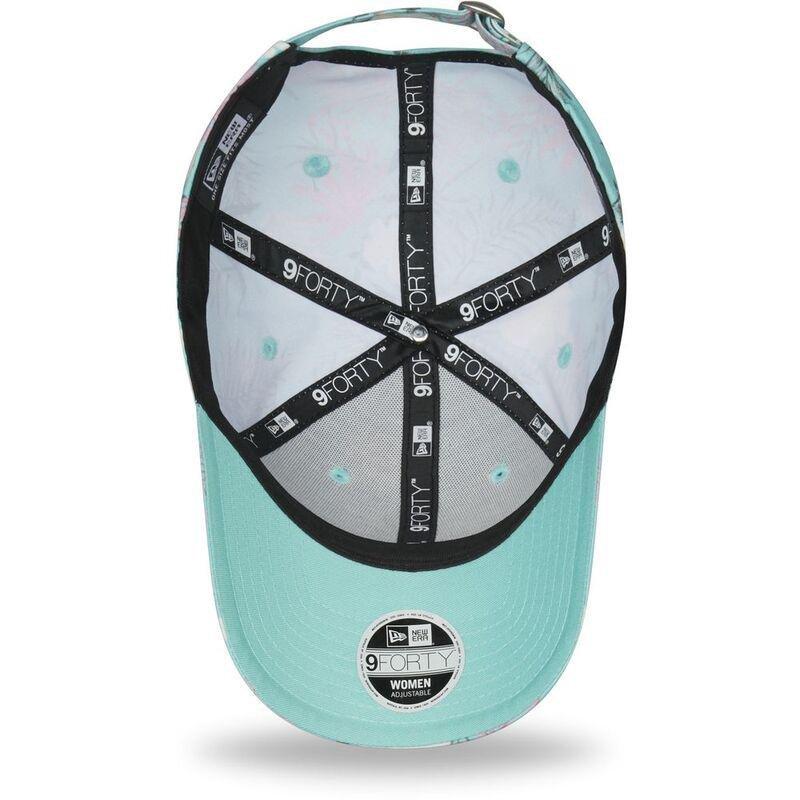 New Era 9Forty MLB New York Yankees Floral Women's Cap - Turquoise (One Size), , large image number 1