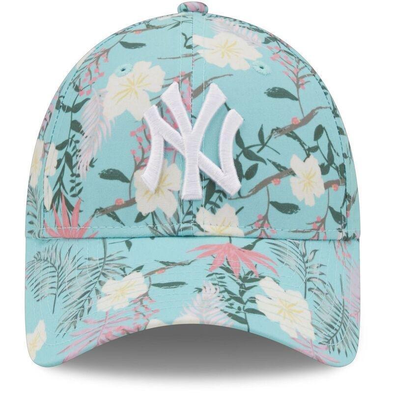 New Era 9Forty MLB New York Yankees Floral Women's Cap - Turquoise (One Size), , large image number 2