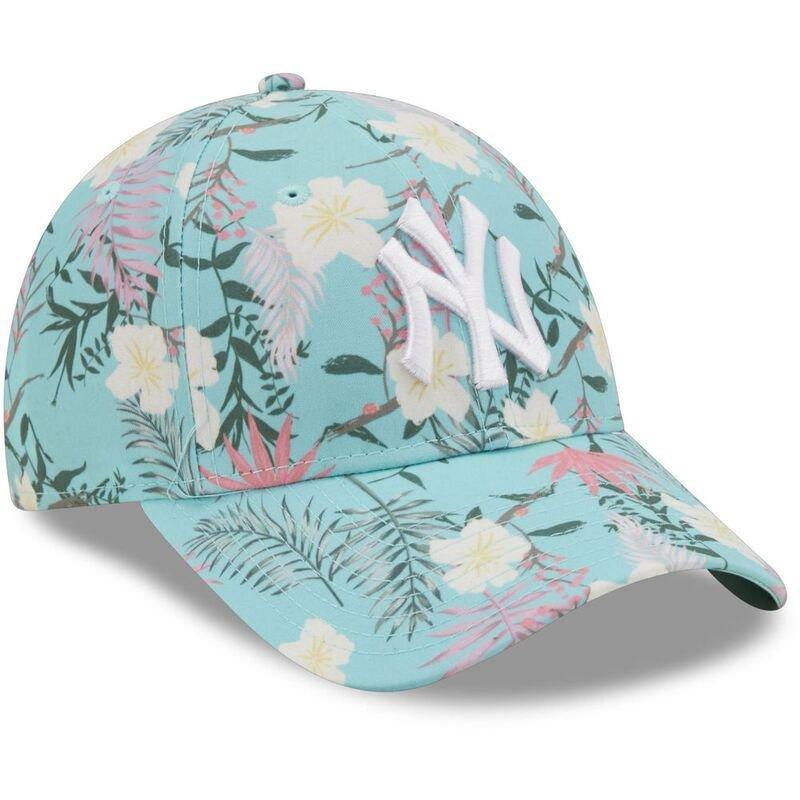 New Era 9Forty MLB New York Yankees Floral Women's Cap - Turquoise (One Size), , large image number 4