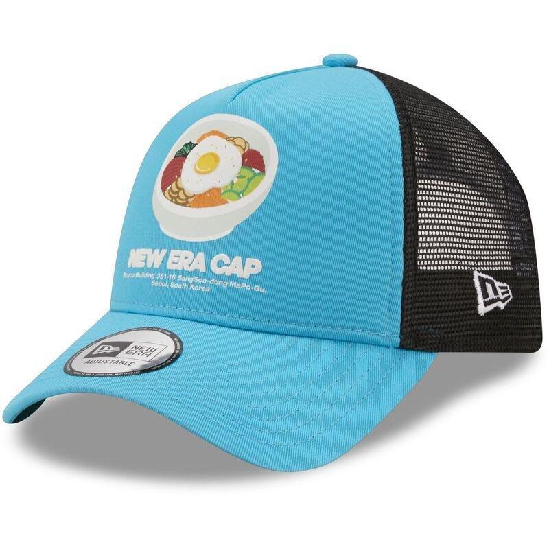 New Era Essential A-Frame MLB New York Yankees Adult Trucker Cap Bright - Blue, , large image number 0
