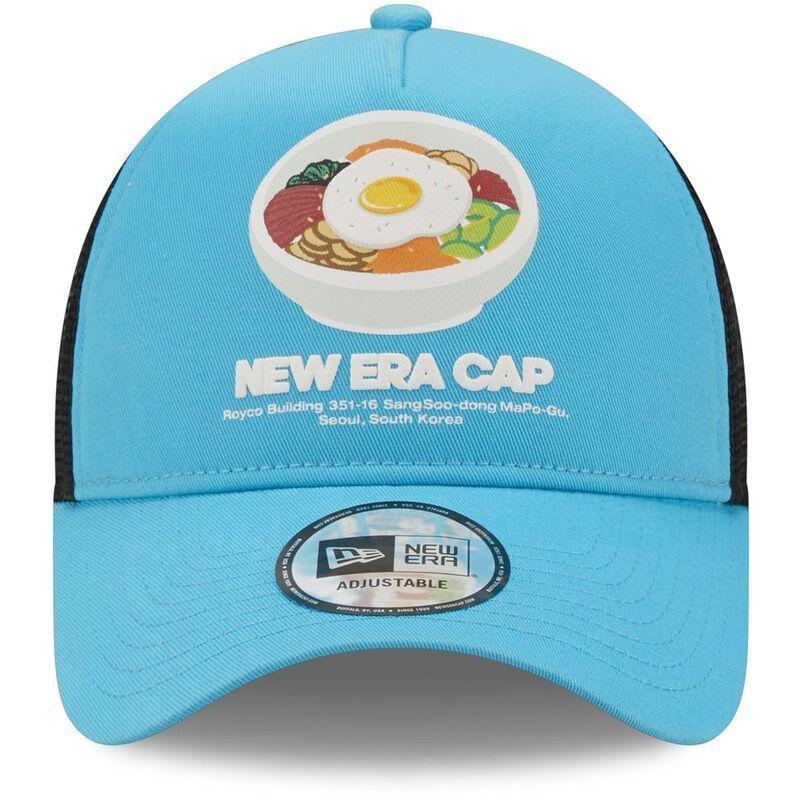 New Era Essential A-Frame MLB New York Yankees Adult Trucker Cap Bright - Blue, , large image number 4