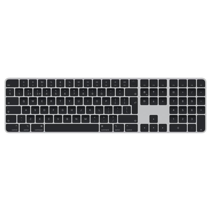 Apple Magic Keyboard With Touch ID And Numeric Keypad For Mac Models With Apple Silicon - Black Keys (UK English), , large image number 0